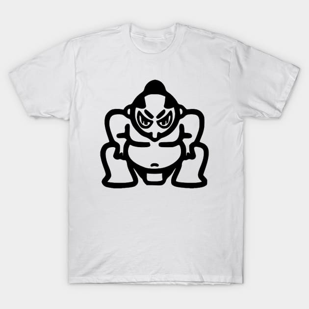 Angry Sumo T-Shirt by Zidnareo